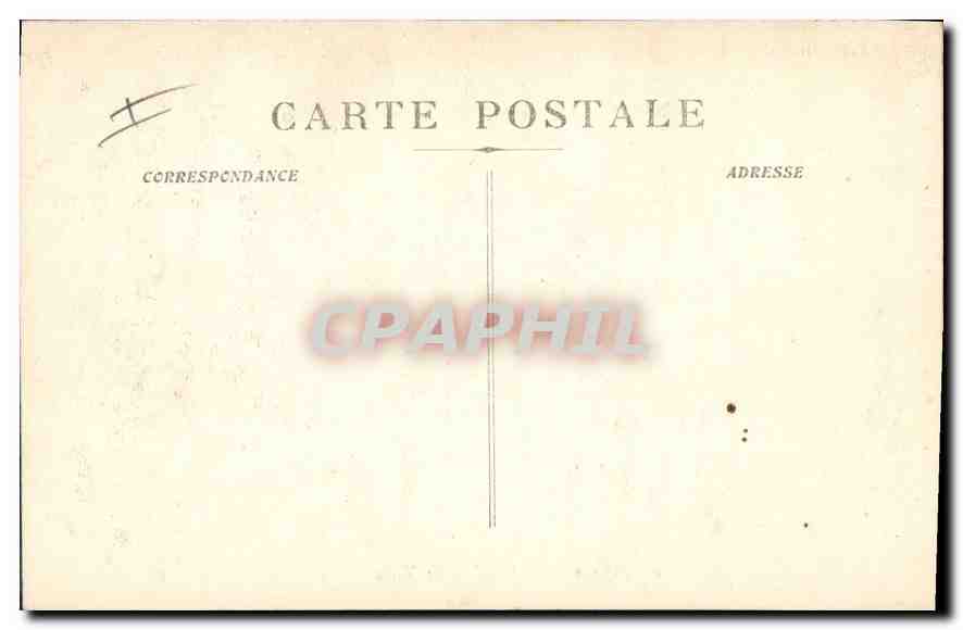 CPA Marseille l'hotel de Ville  — Verso