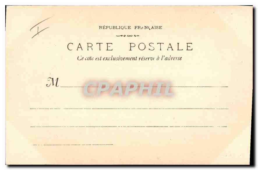 CPA Marseille la Mairie  — Verso
