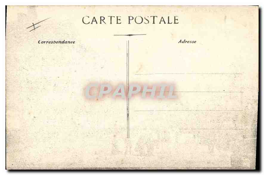 CPA Marseille le Quai du Port la Mairie  — Verso