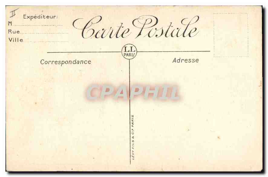 CPA Marseille le Phare Sainte Marie  — Verso