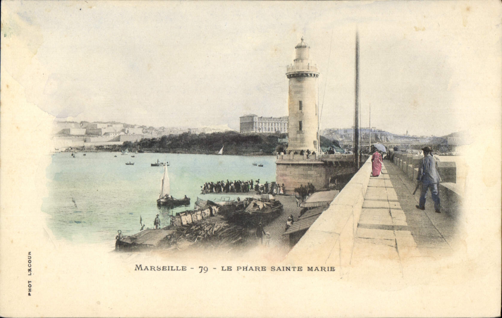 CPA Marseille le Phare Sainte Marie 