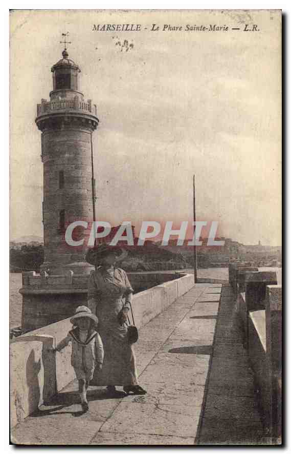 CPA Marseille le Phare Sainte Marie 