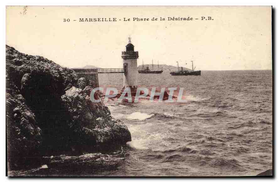 CPA Marseille le Phare de la Desirade 