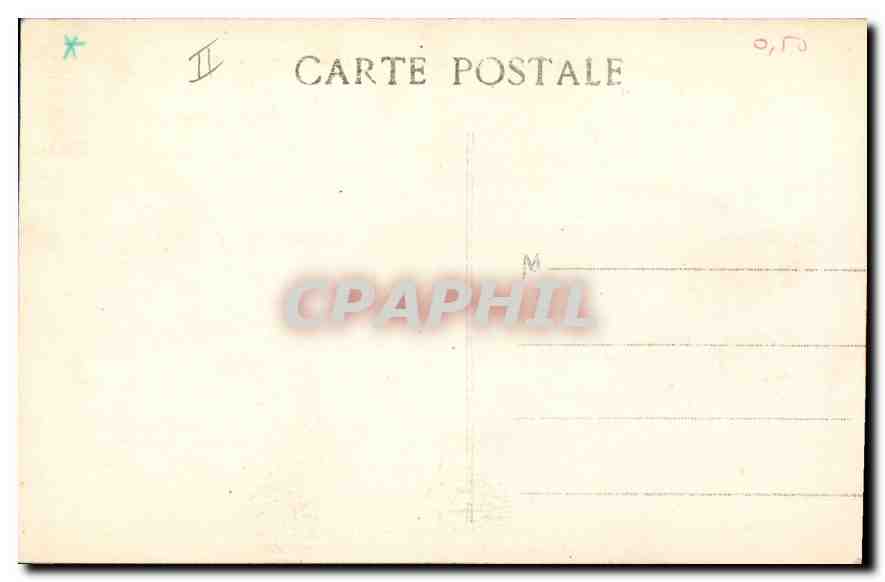 CPA Marseille le Phare de la Desirade  — Verso