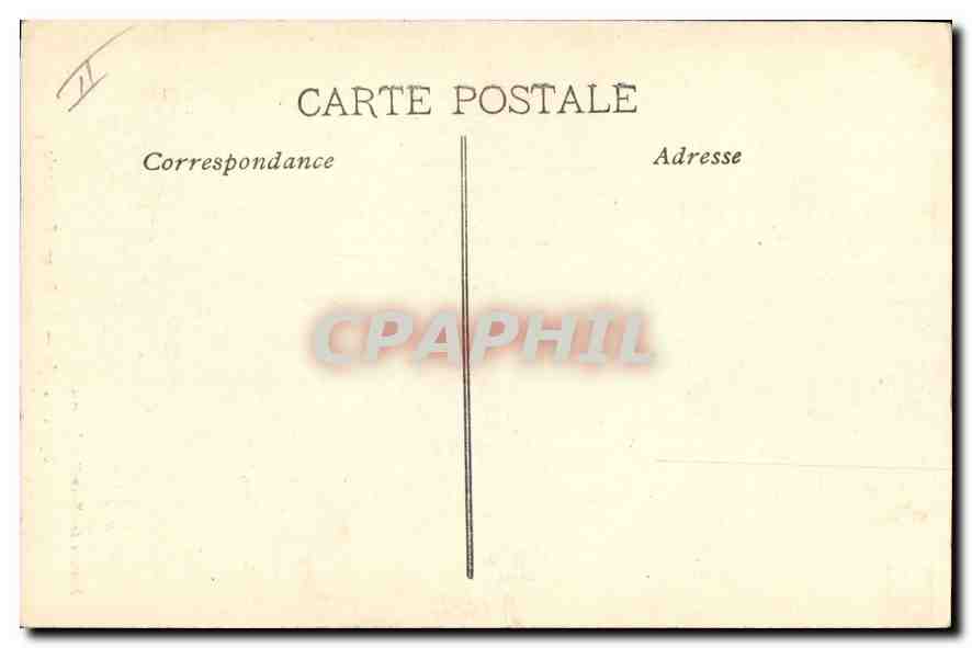 CPA Marseille le Phare Ste Marie  — Verso