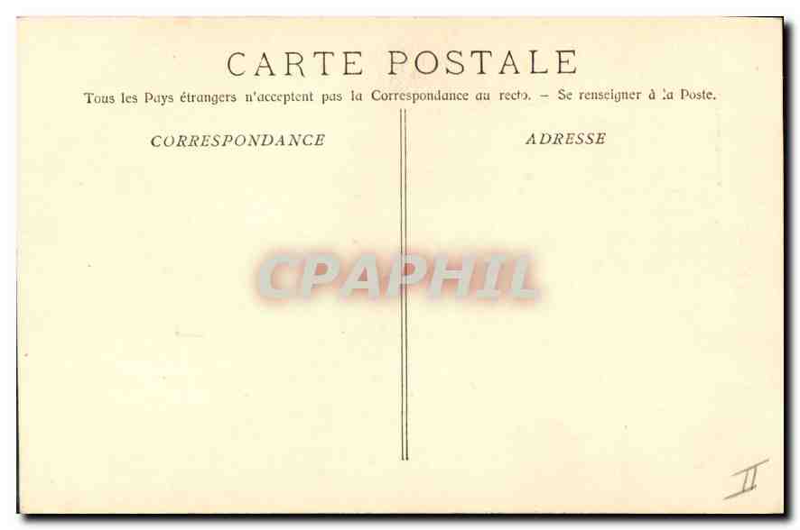 CPA Marseille le Phare Ste Marie  — Verso