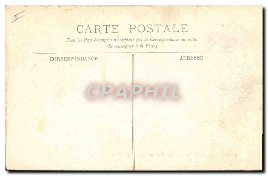 CPA Marseille le Phare Sainte Marie et l'Entree des Bassins  — Verso