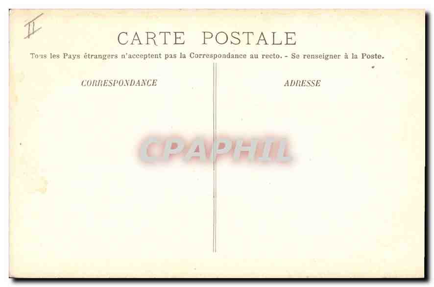 CPA Marseille le Phare Sainte Marie et l'entree des Bassins  — Verso