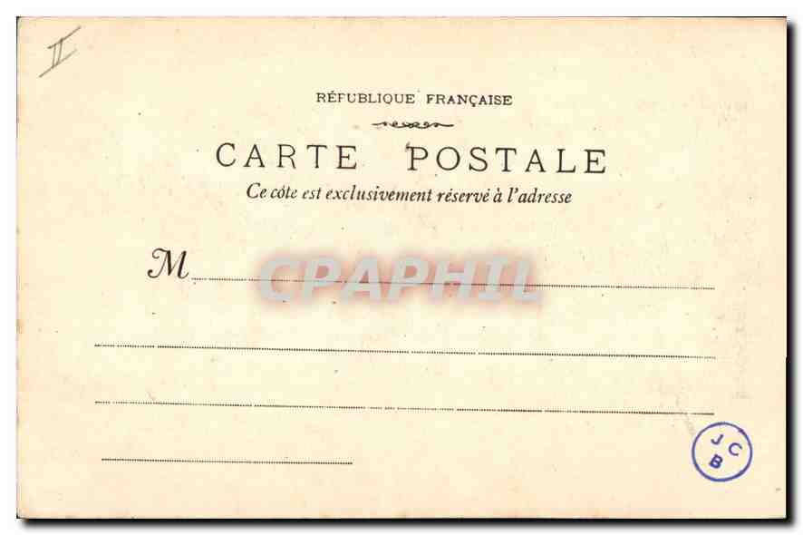 CPA Marseille le Phare Sainte Marie  — Verso