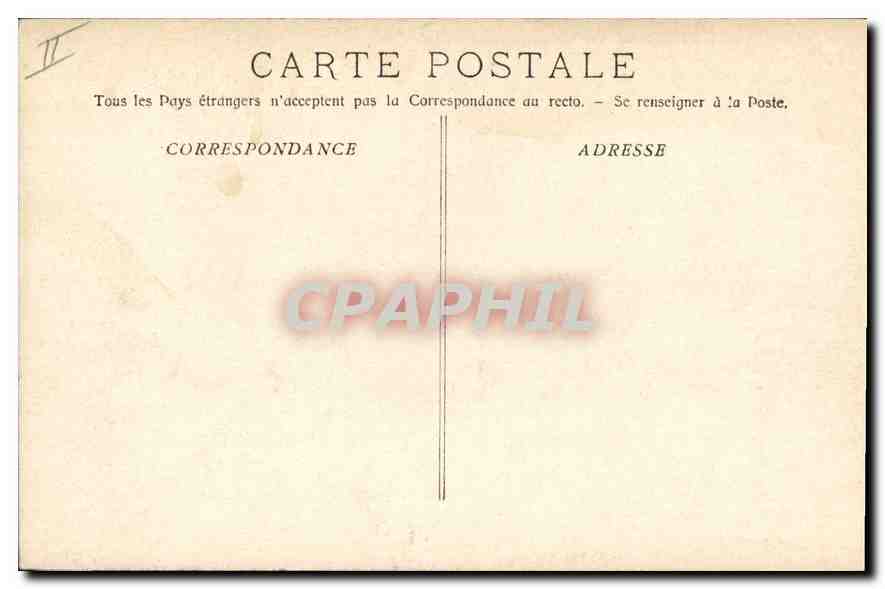 CPA Marseille le Phare Ste Marie  — Rückseite