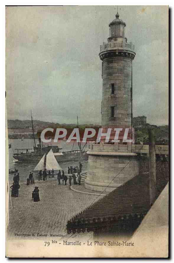 CPA Marseille le Phare Sainte Marie 