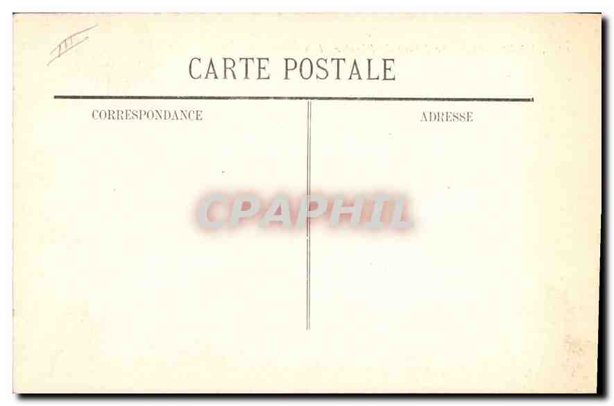 CPA Marseille le Phare de Planier  — Verso