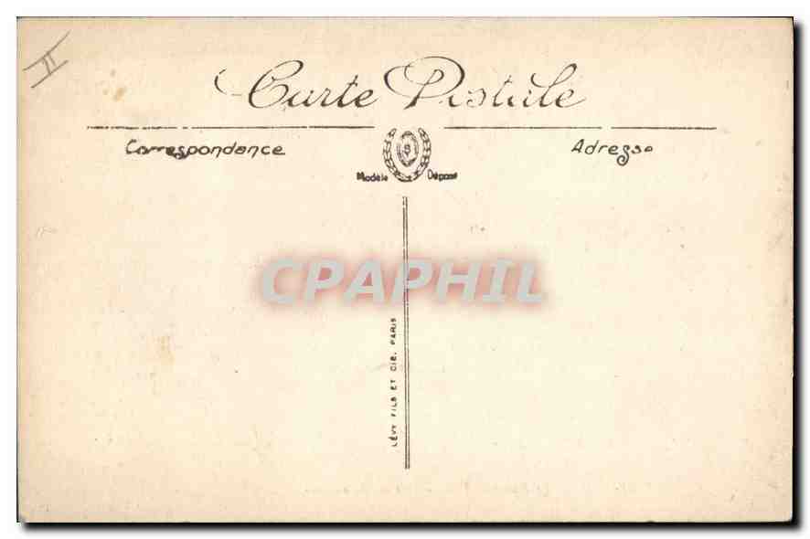 CPA Marseille le Phare de Planier  — Verso