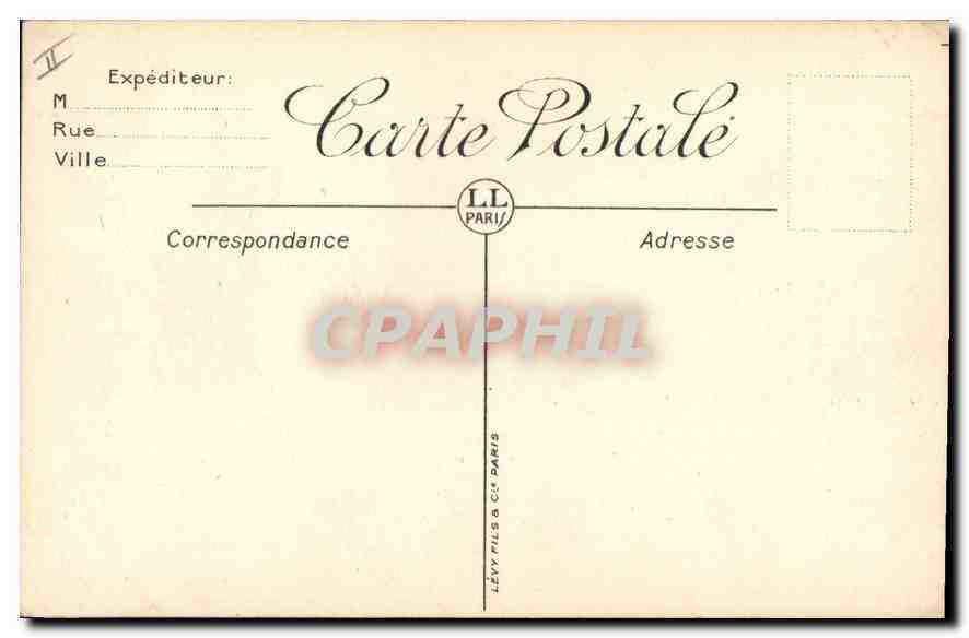 CPA Marseille le Phare de Planier  — Verso