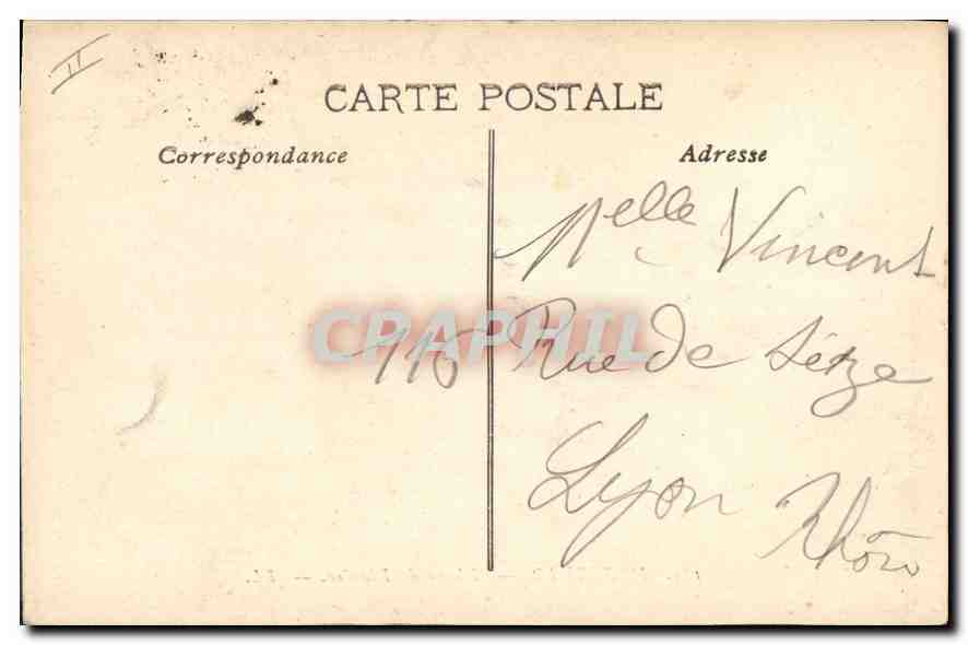 CPA Marseille Phare de Planier  — Verso