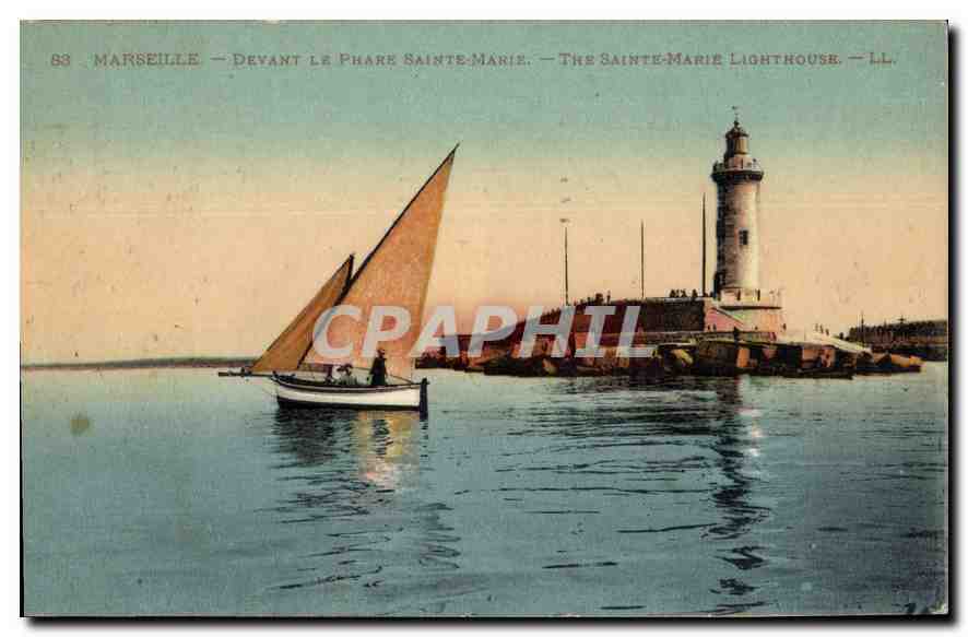 Marseille — In Front of the Sainte-Marie Lighthouse — LL