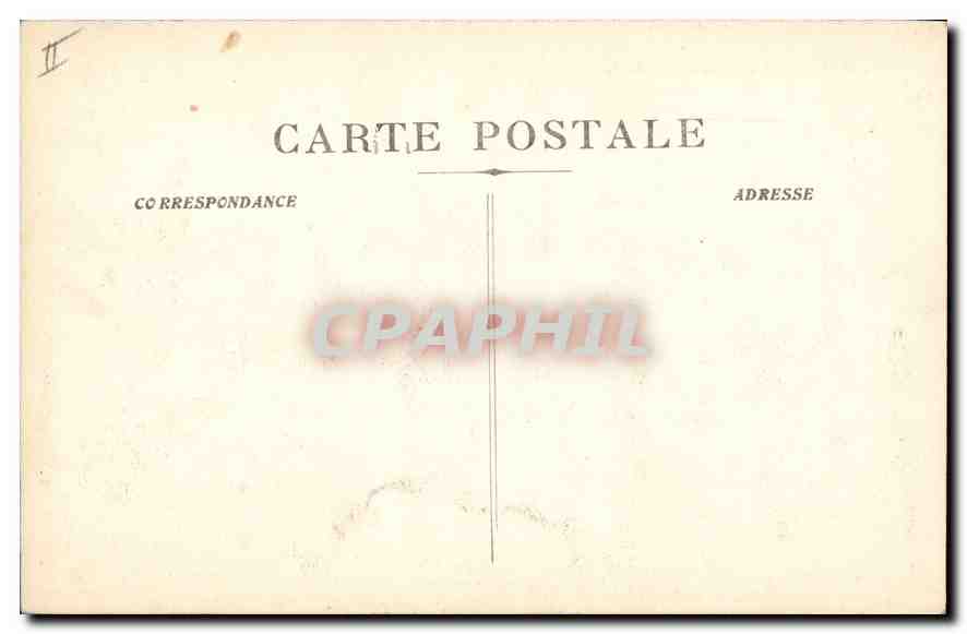 CPA Marseille le Phare Ste Marie  — Verso