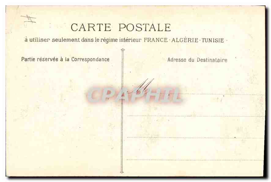CPA Marseille le Phare Sainte Marie  — Rückseite