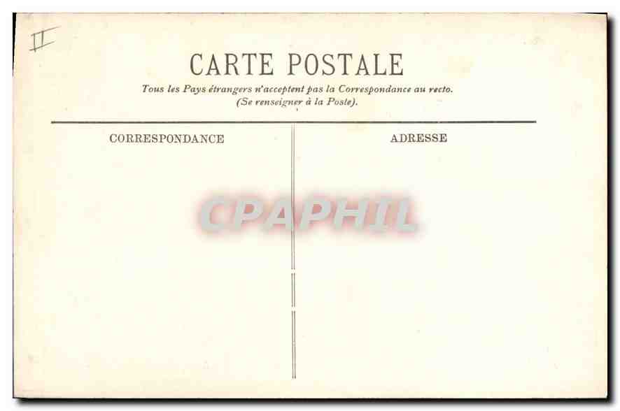 CPA Marseille le Phare Sainte Marie et l'Entree du Bassin  — Verso
