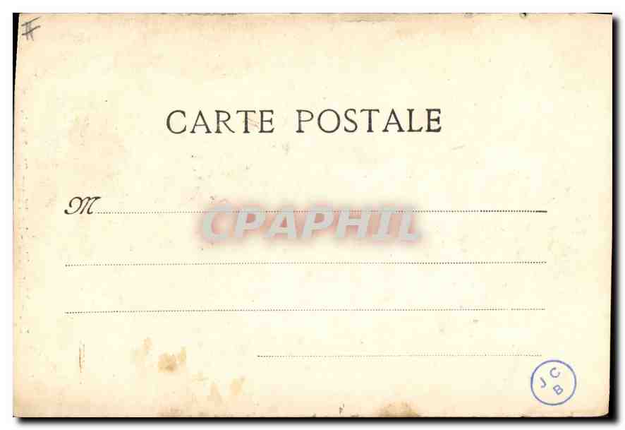 CPA Marseille le Phare Ste Marie  — Verso