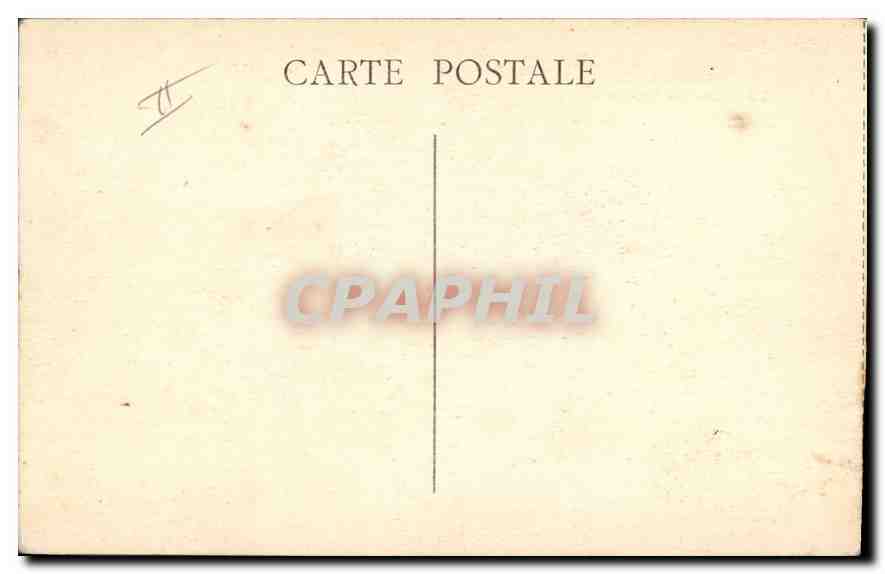 CPA Marseille le Phare de Planier  — Verso