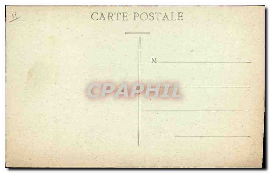 CPA Marseille la Jetee et le Phare  — Verso