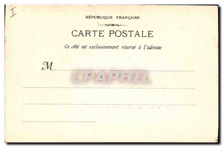 CPA Marseille la Sortie du Port et les Phares  — Rückseite