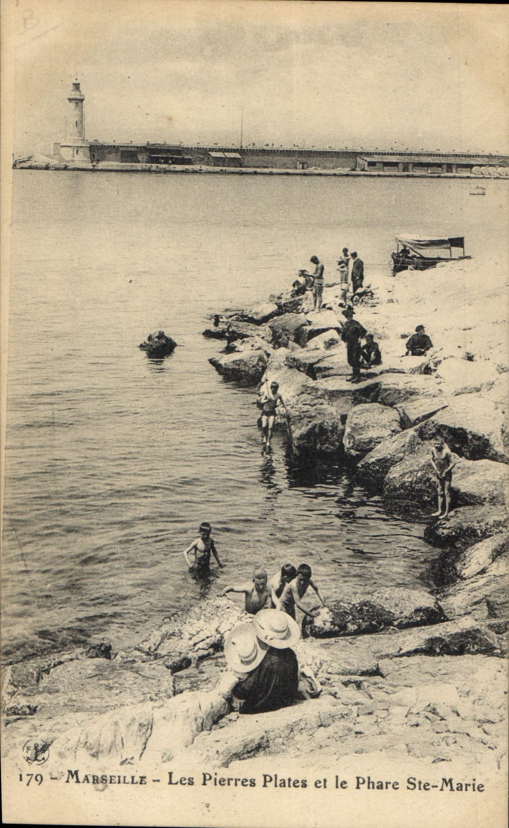 Marseille — Les Pierres Plates et le Phare Ste-Marie — Éditeur non identifié, n° 179