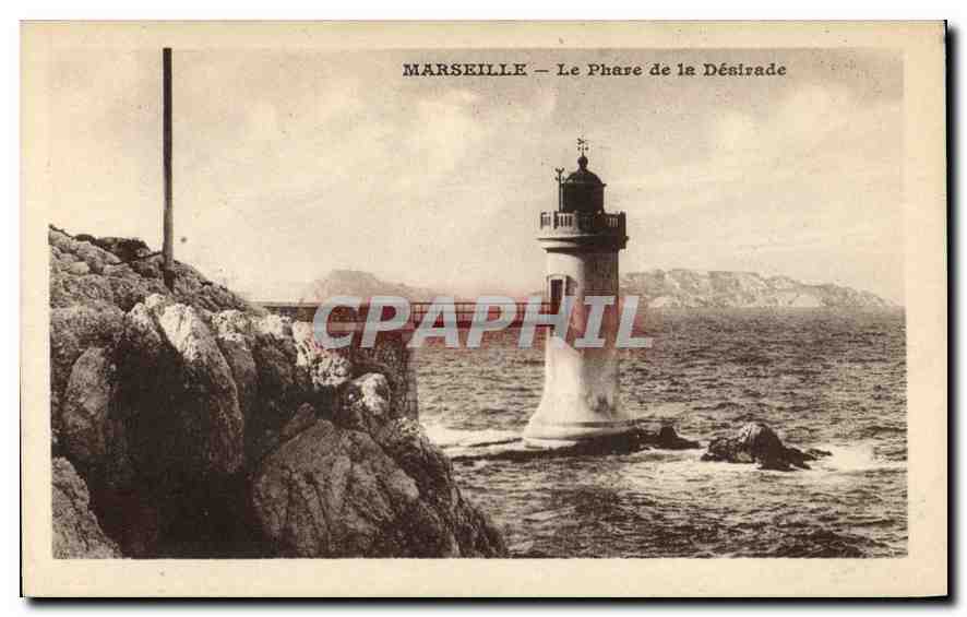CPA Marseille le Phare de la Desirade 