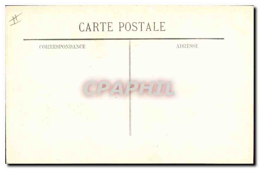 CPA Marseille le Phare Ste Marie  — Verso