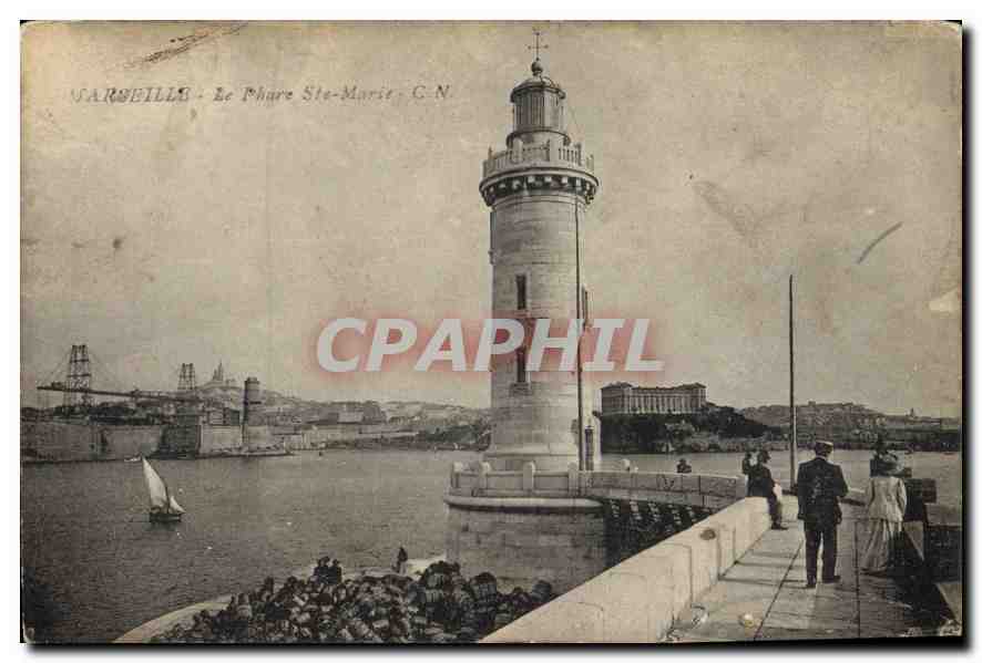 CPA Marseille le Phare Ste Marie 