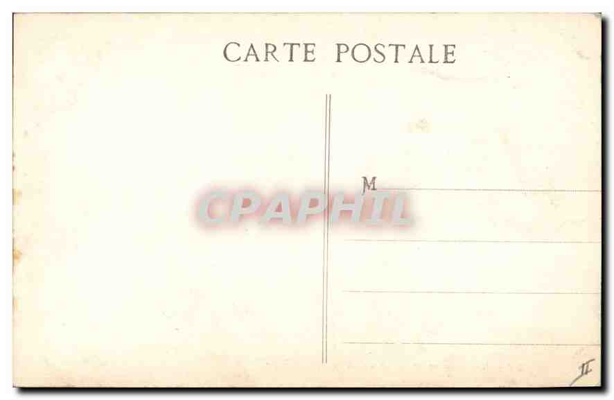 CPA Marseille le Phare de la Desirade  — Rückseite