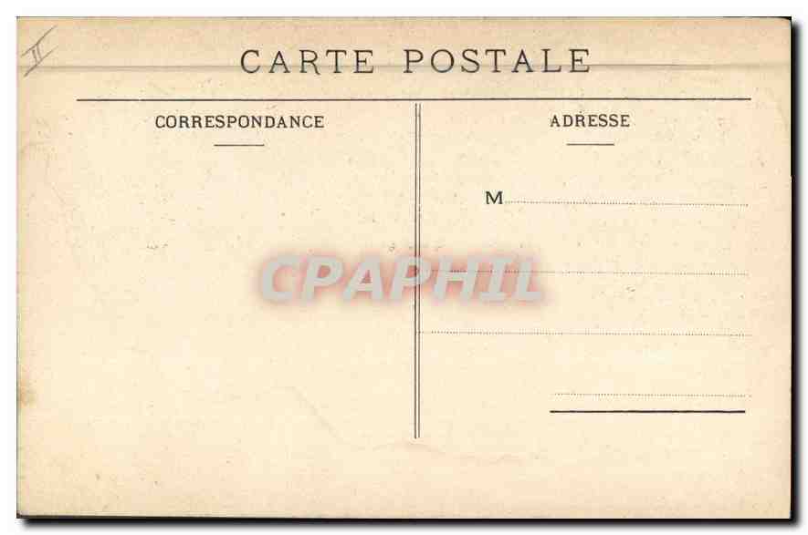 CPA Marseille le Phare de Planier  — Verso