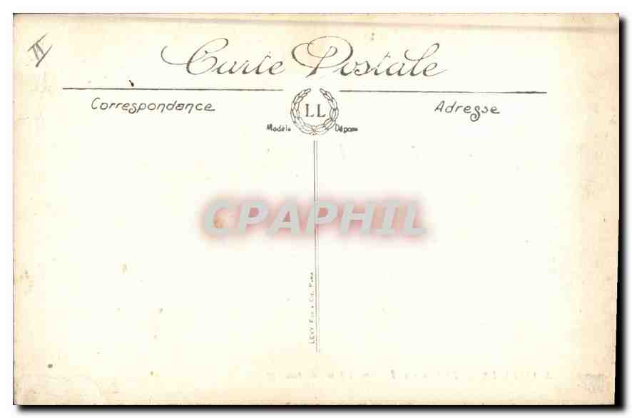 CPA Marseille le Phare de Planier  — Verso