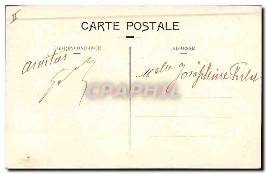 CPA Marseille Phare de la Desirade  — Verso