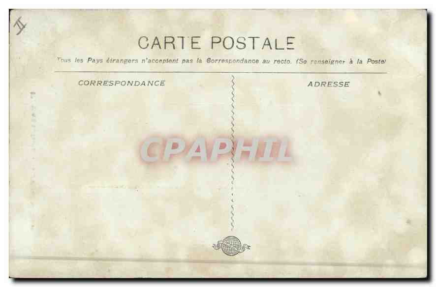 CPA Marseille Le Phare Ste Marie  — Verso