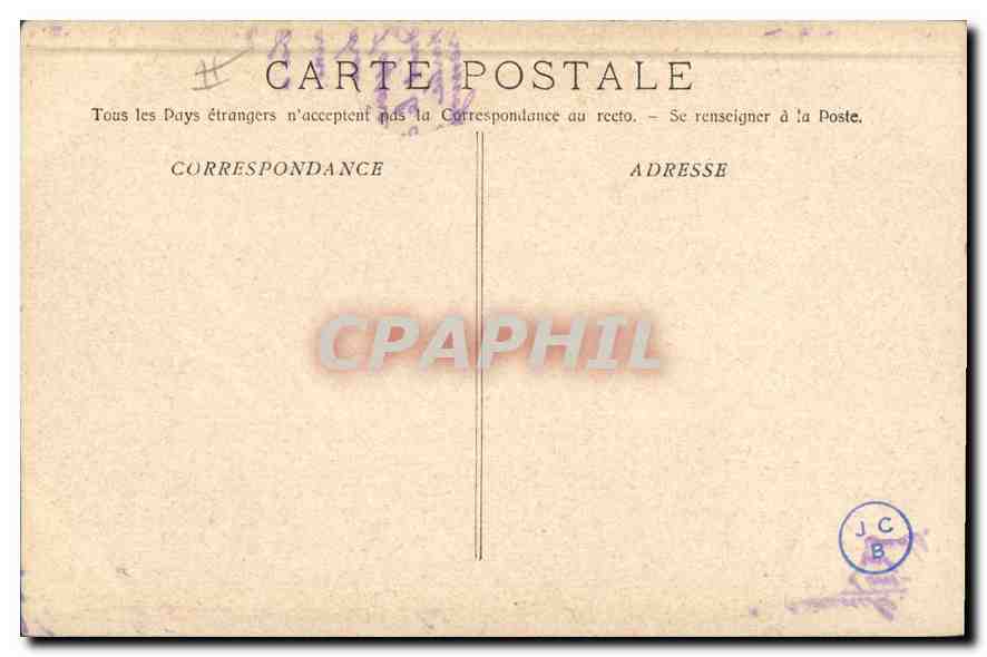 CPA Marseille Le Phare Ste Marie  — Rückseite