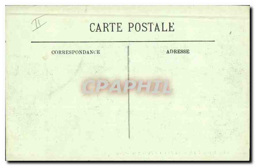 CPA Marseille La Jetee et le Phare Sainte Marie  — Verso