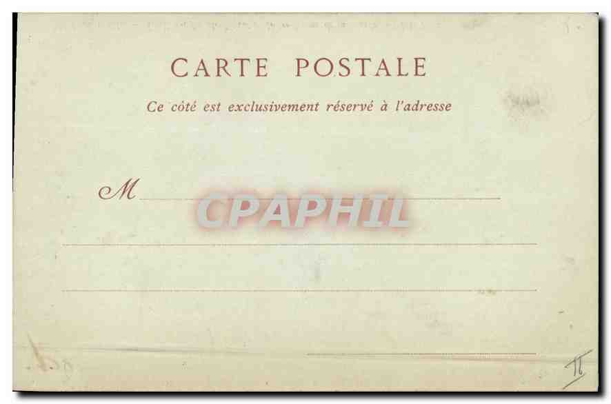 CPA Marseille Le Phare Sainte Marie et Notre Dame de la Garde  — Verso