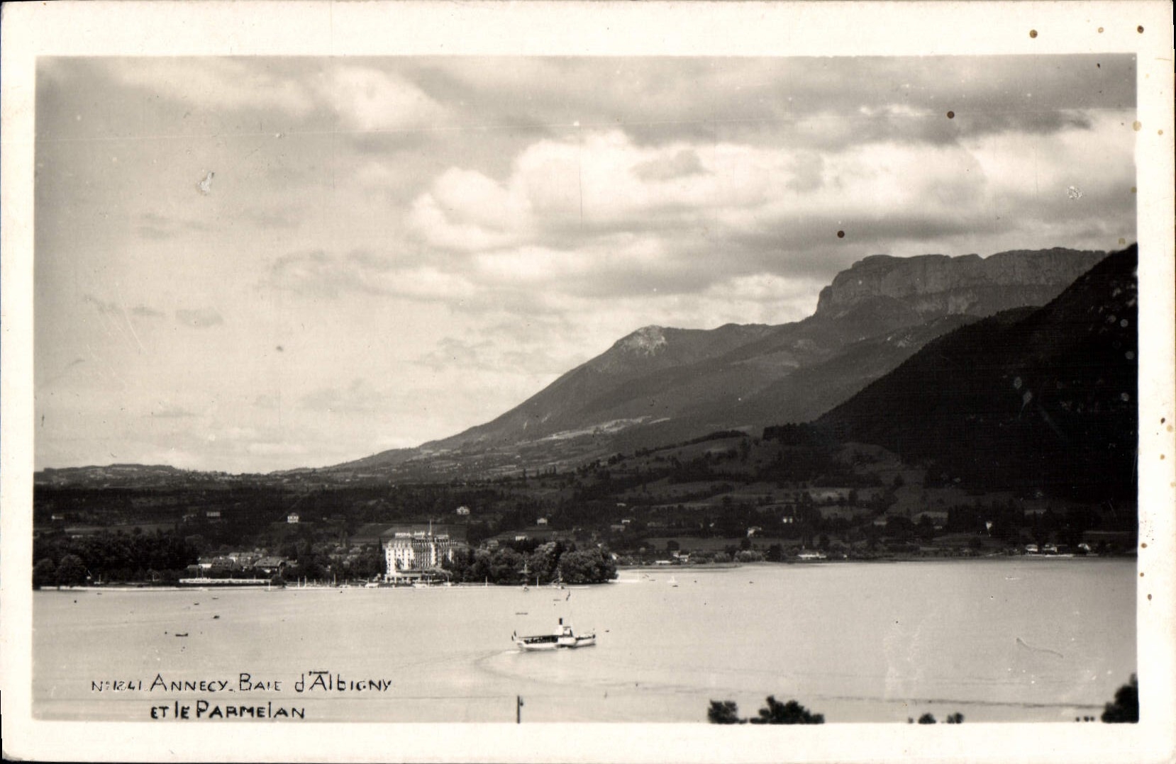Annecy - Baie d'Albigny et le Parmelan — Éditeur Garnet et Garnin, n°1241