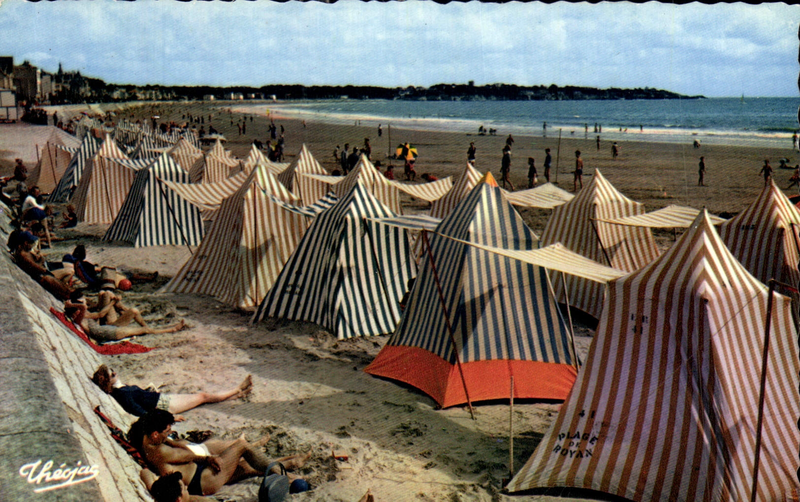 CPA Cote de Beaute Royan Charente Maritime La Plage 