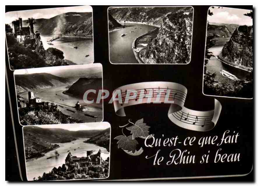 CPA Burg Rheinstein Burg Gutenfels und die Pfalz Bacharach St Goarshausen und Burg Katz die Loreley 