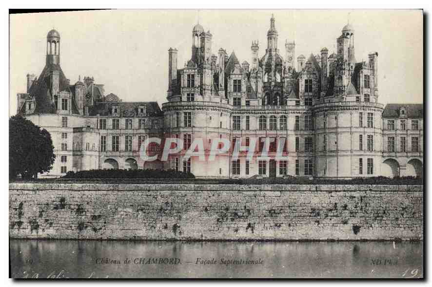 CPA Chateau de Chambord Facade Septentrionale 