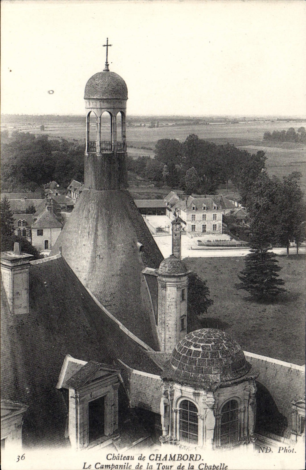 CPA Chateau de Chambord Le Campanite de la Tour de la Chapelle 