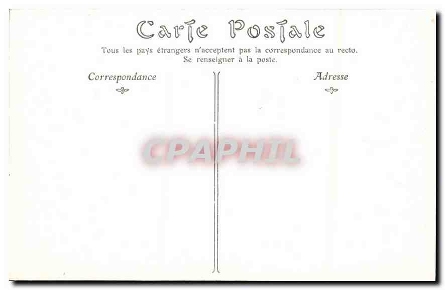 CPA Domaine de Chambord L'Etang Neuf  — Verso