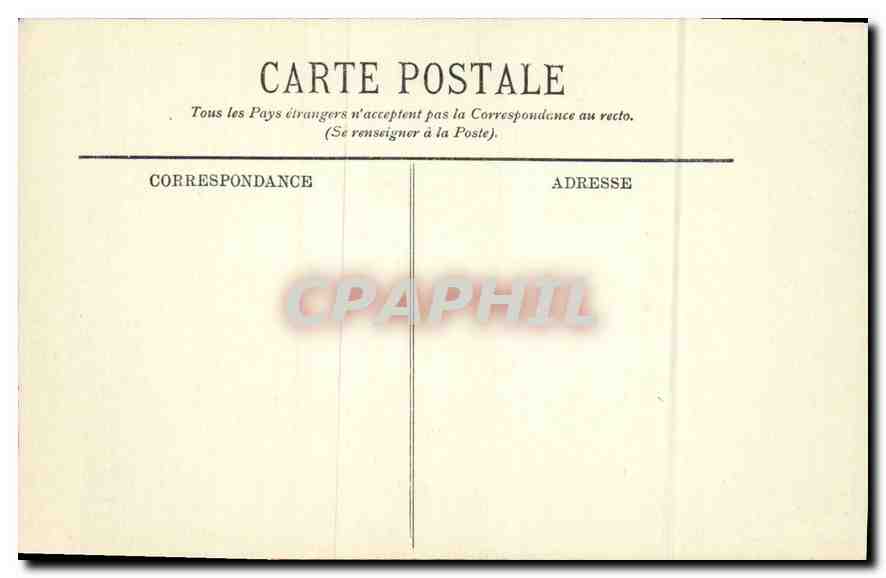 CPA Chambord Le Chateau a travers les Arbres  — Verso
