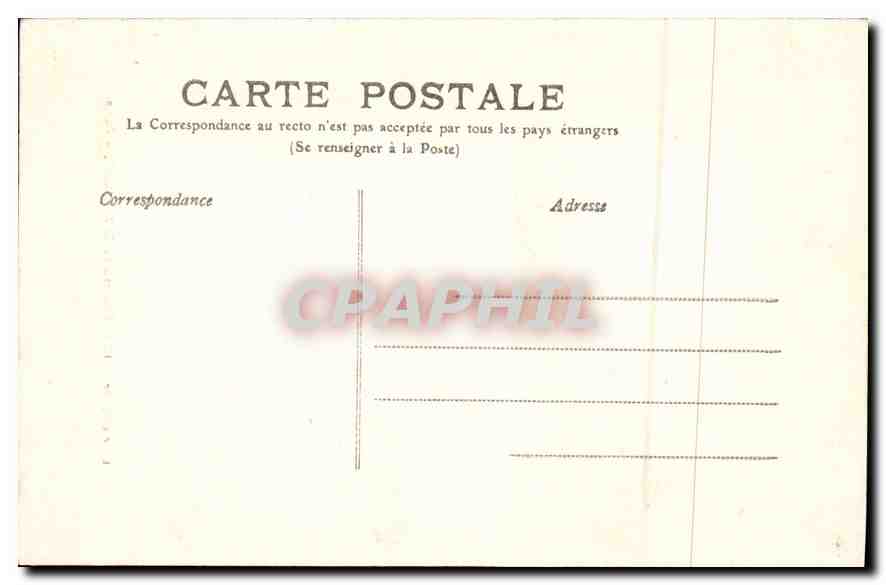 CPA Loir et Cher Chateau de Chaumont le Puits  — Rückseite