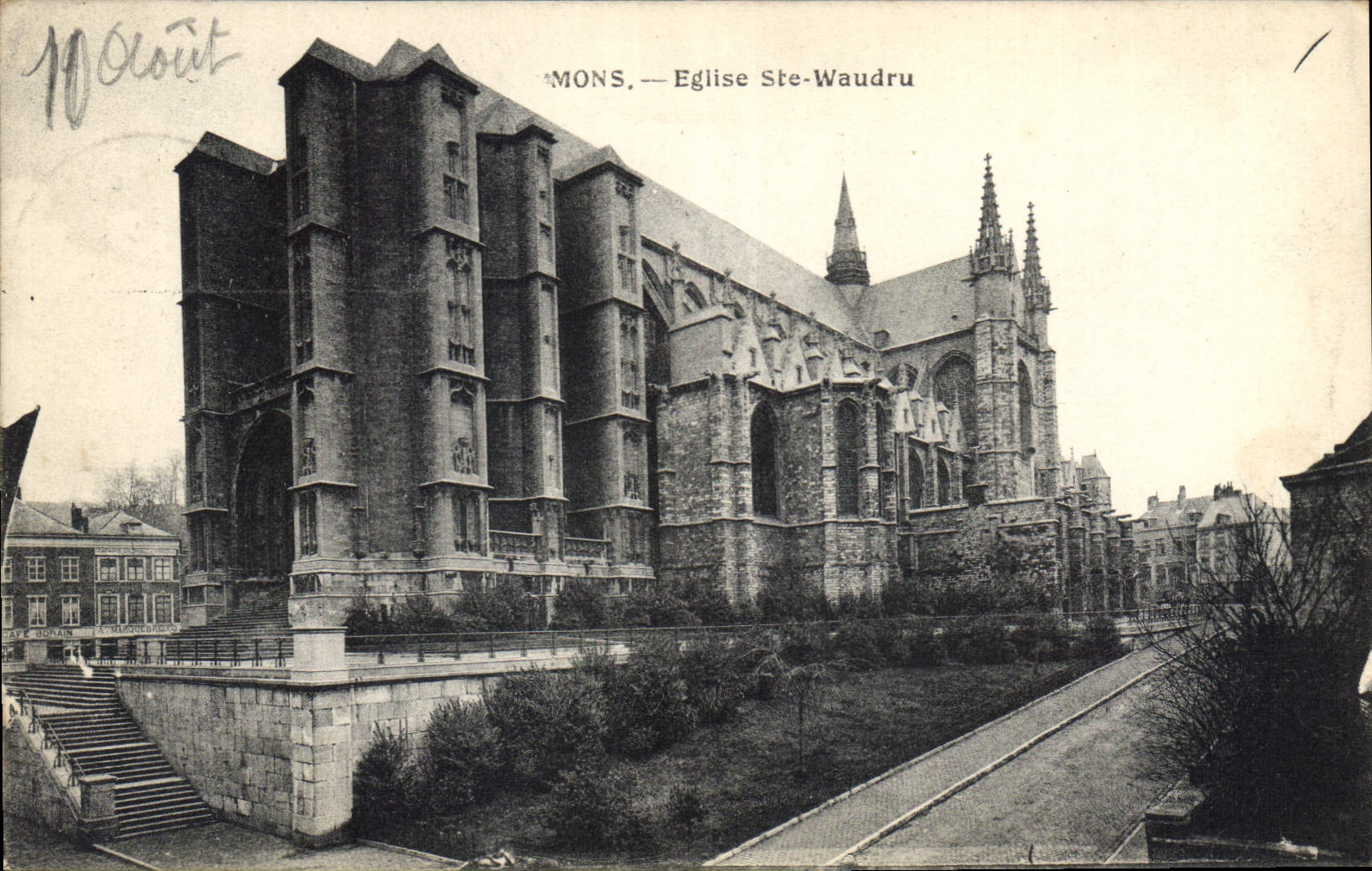 CPA Mons Eglise Ste Waudru 