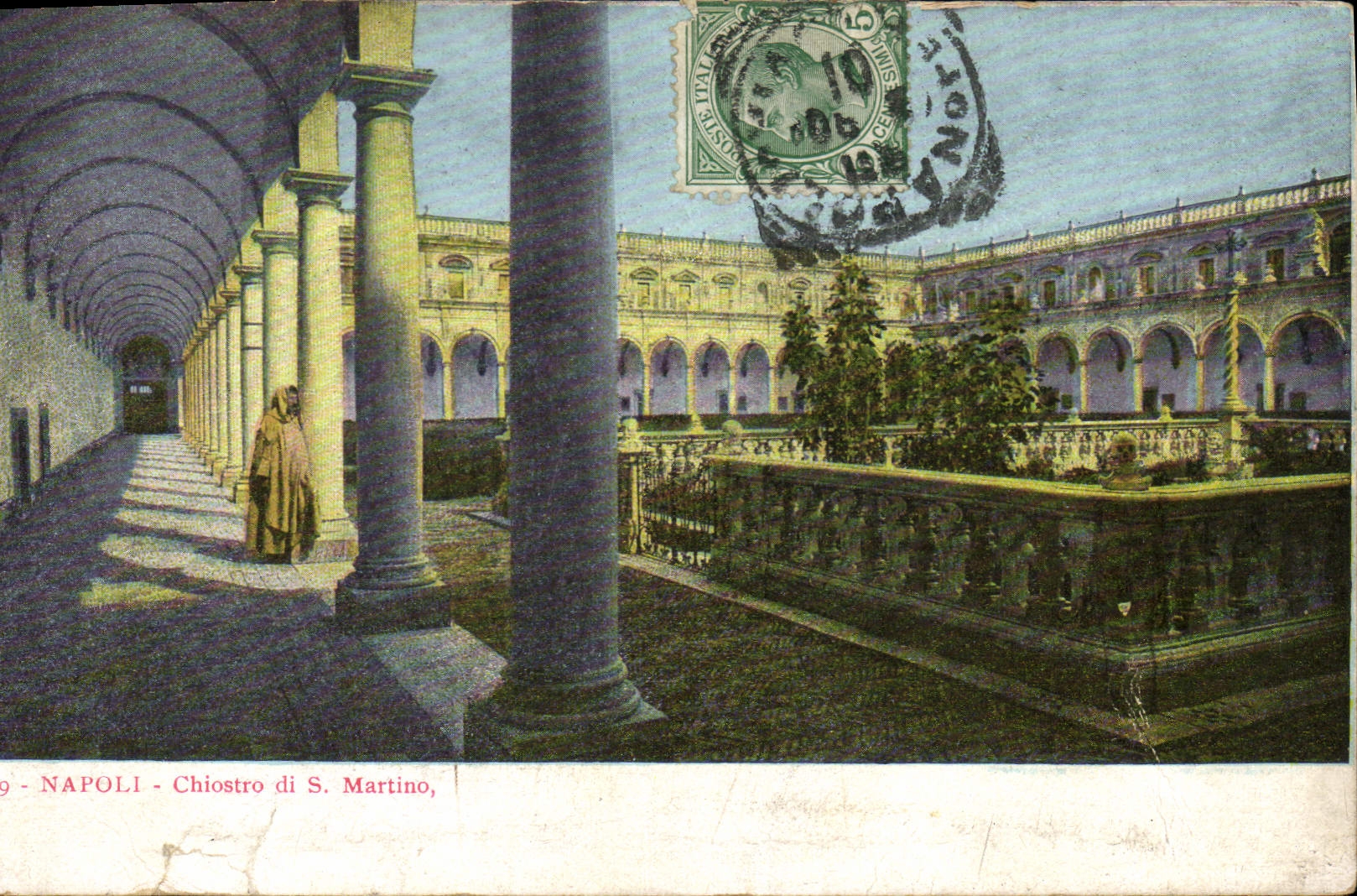 CPA Napoli Chiostro di S Martino 