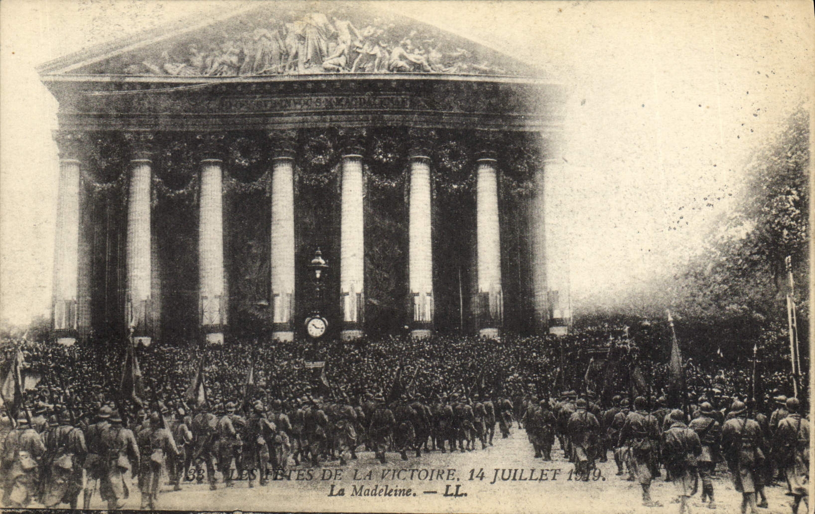 Les Fêtes de la Victoire, 14 juillet 1919 — La Madeleine — LL